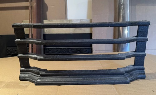 Black fire front grate - black,