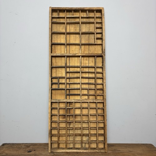 Vintage wooden printers tray - vintage,