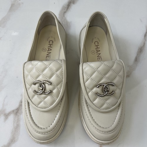 Chanel loafers leather shoes - leather,