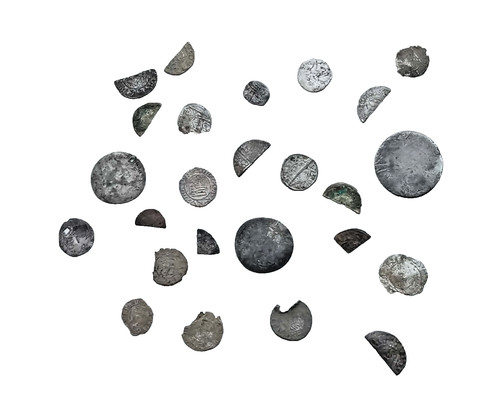 Job lot silver hammered - job, 25