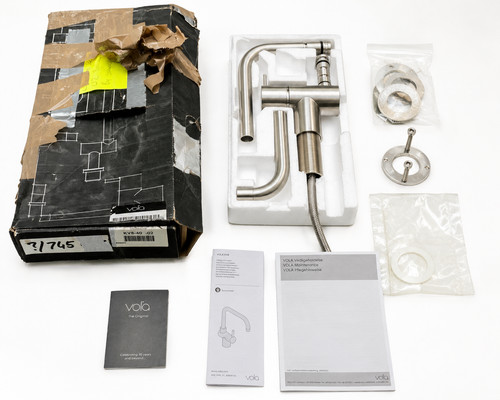 Vola kv8 brushed stainless - kv8-40,