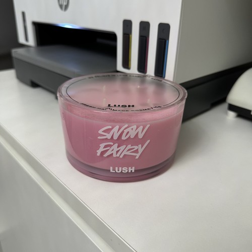 Lush snow fairy wick candle - lush,