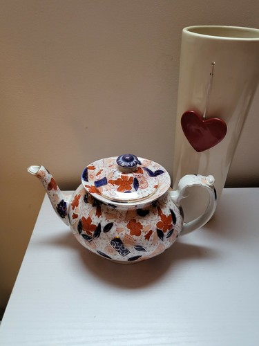 Antique large imari teapot - large,
