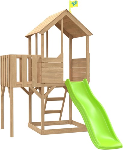 Wooden treehouse play tower - play,
