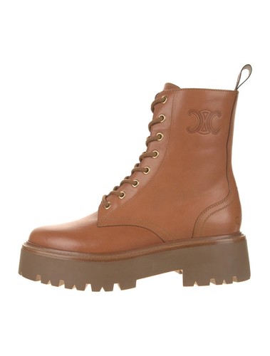 Celine leather combat boots - leather,