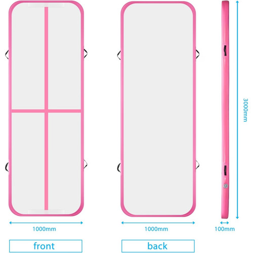 Air track gymnastics mat - track,