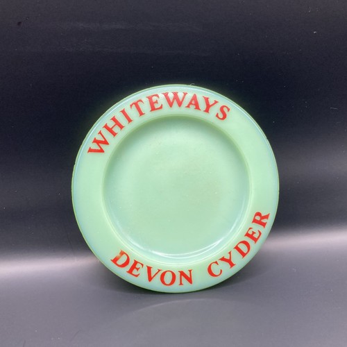 Ceramic advertising ashtray - ceramic,
