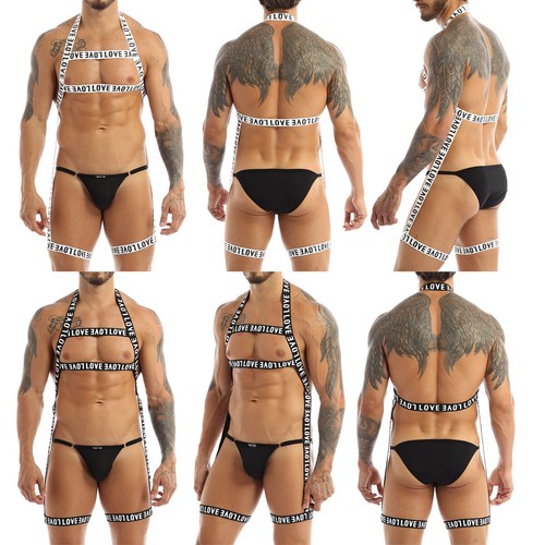 Mens halter neck elastic - neck,