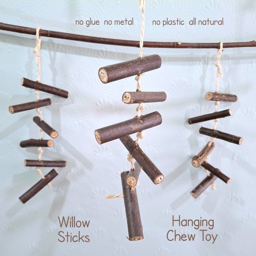 Willow sticks wooden hanging - wooden,