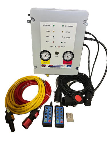 Hgv trailer light tester with - trailer,