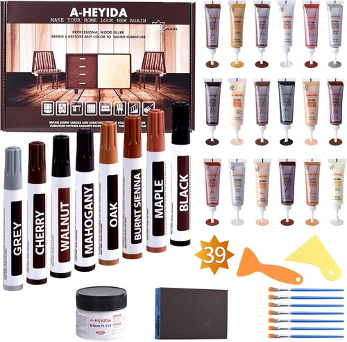 Wood floor scratch repair kit - floor,