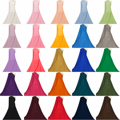 Cotton elastane jersey - jersey, fabric