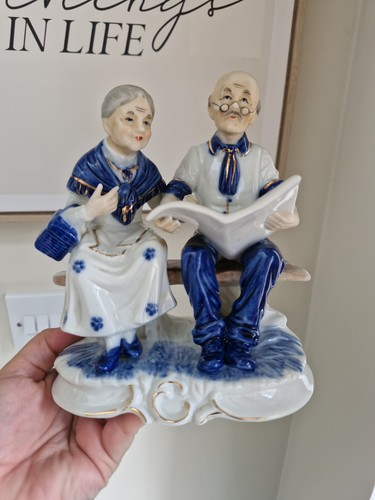 Vintage eiho delft china - delft,