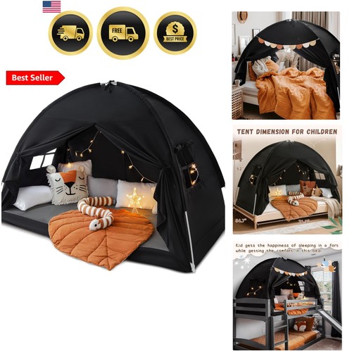 Full size bed - size, canopy