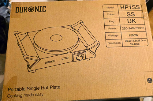 Duronic hp1ss 1500w stainless - hp1ss,