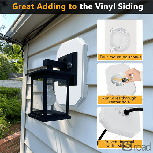 Pack siding mounting block - siding,