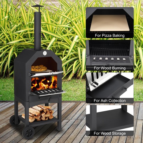 Outdoor garden pizza - outdoor, oven