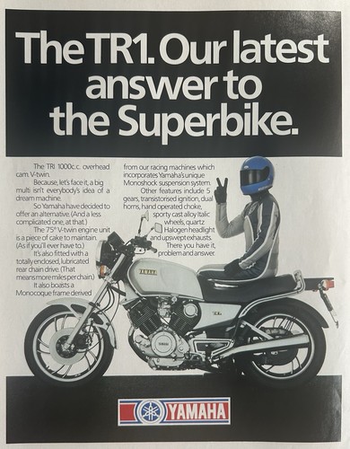 Yamaha 1000cc original - tr-1,