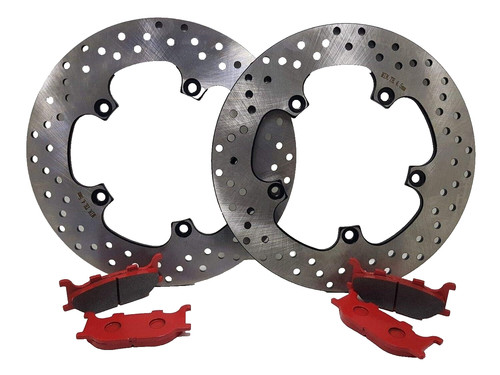 Kit front discs - front, pads