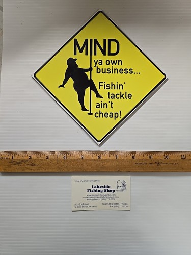 Mind own business fishin - own,