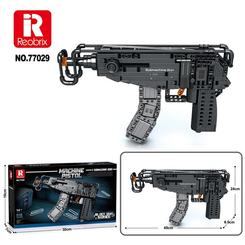 518pcs scorpion pistol - 518pcs,