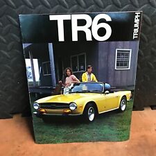 1974 Triumph TR6 British Leyland Sales Brochure Original NOS Free Shipping