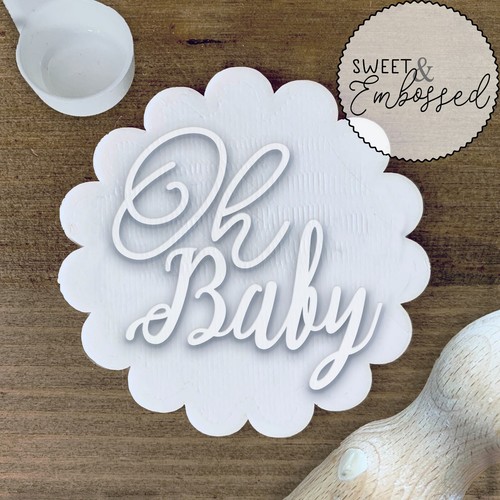 Baby cookie stamp embosser - baby,