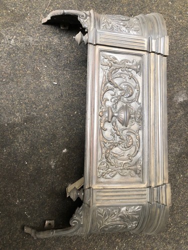 Antique brass fireplace - brass,