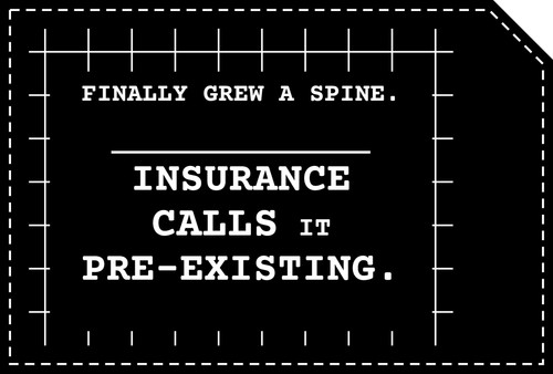 Finally grew spine - "finally, spine"