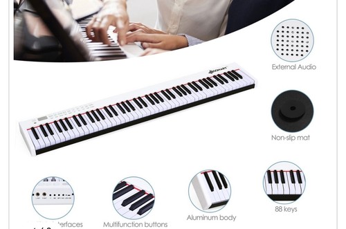 Costway mu10099gb piano 88 - mu10099gb-wh,