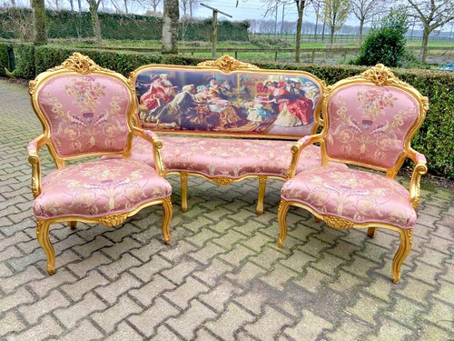 Sofa set louis xvi - sofa,