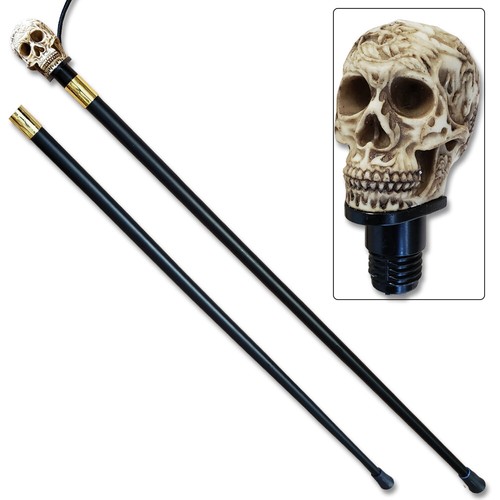 Skull devil head 36in - head, walking