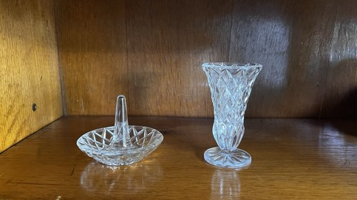 Vintage cut glass dressing - vintage,