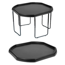 Large 100cm Black Plastic Tuff Tray Stand Cement Messy Play Mixing Kid Children