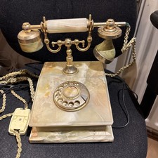 Vintage Mixed Onyx & Brass