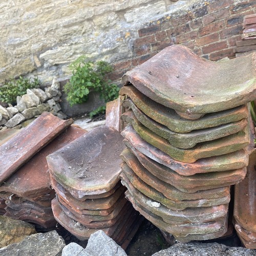Teracotta roof tiles x - roof, 15”