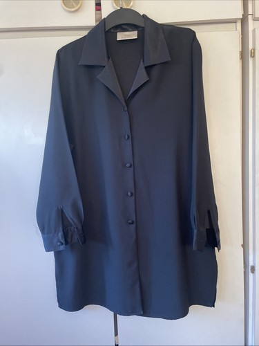 Vintage ann harvey black - vintage, satin