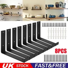 8X Shelf Brackets Rustic Heavy