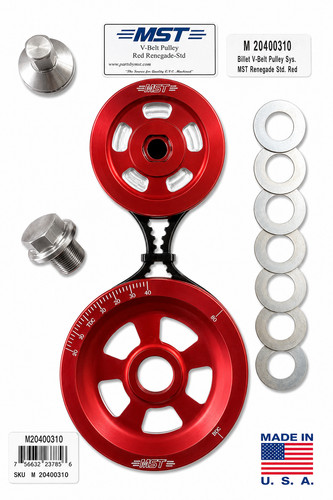 Mst pulley set red - in, for
