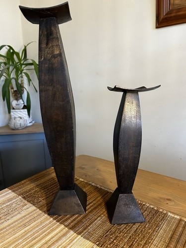 Set two vintage brutalist - set,