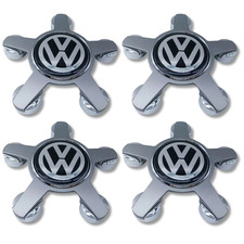For VW Alloy Wheel Centre Cap Hub x4 Grey Black 135mm 4F0601165N Many Models