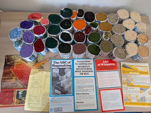 Readicut rug making - making, wool