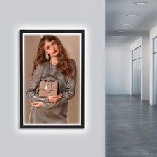 LED Light Box Restaurant Supermarket Movie Poster Display Frame Menu Sign Board