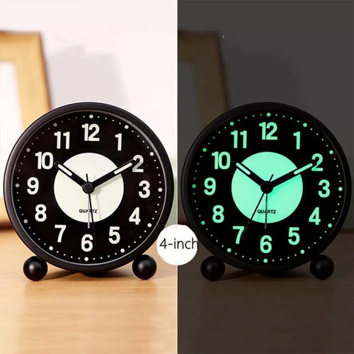 Alarm clock bedside silent non - clock,