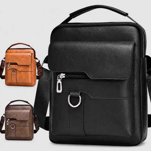 Men leather cross body - leather,