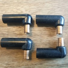 4 x SIRAN VINTAGE 90 DEGREE (RIGHT) ANGLED SPARK PLUG SUPPRESSOR CAP (MY-902)