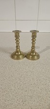 Pair Of Small Vintage Brass