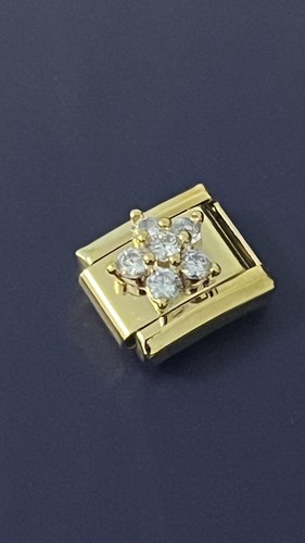 Italian gold charm - gold,