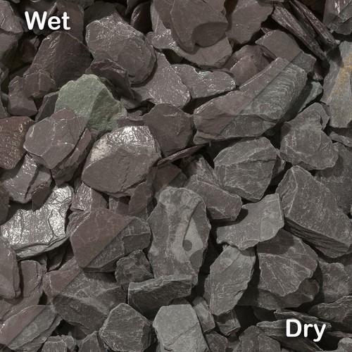 Blue slate gravel - gravel, chippings