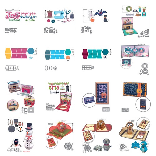 Christmas pop box metal - christmas, up